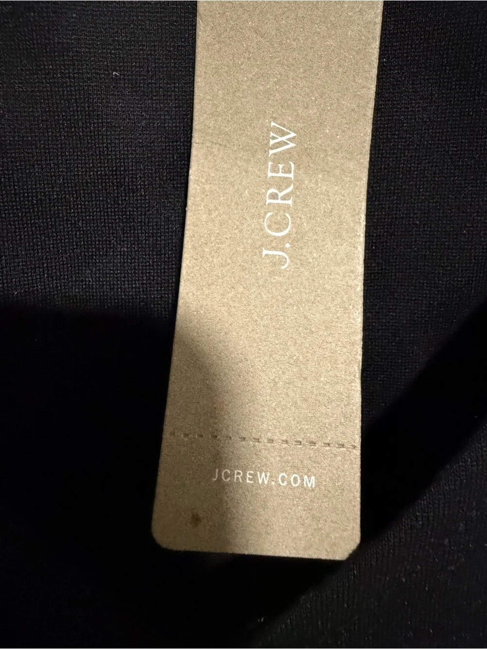NWT J. Crew Black V-Neck Peplum Tank Top